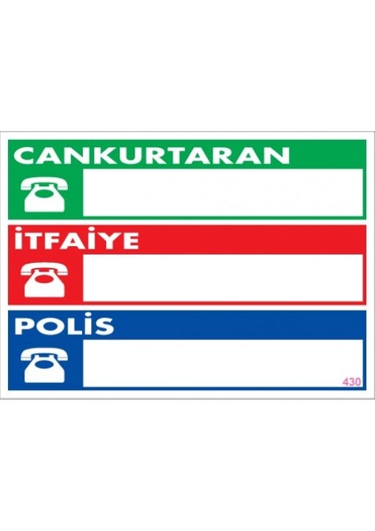 Uyarı Levhaları ''Cakurtaran'' Pvc 25*35