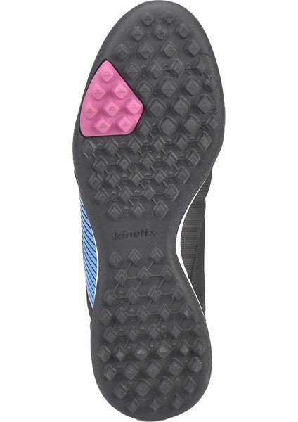 Dusko Turf Siyah Koyu Mavi Erkek Halı Saha Ayakkabısı fırsatları