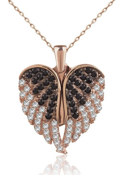 Aşkın Kanatları İsimli Gümüş Kolye fiyatları