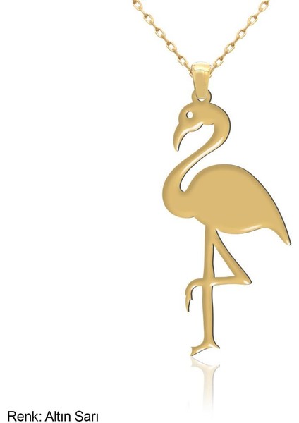 Sade Flamingo Gümüş Kolye fiyatları