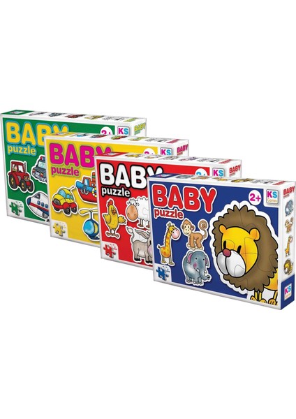 2+3+4+4 Parça Baby Puzzle Set