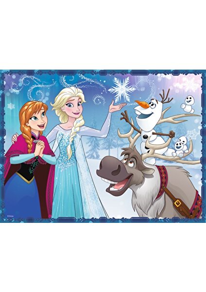 Frozen Kız Kardeşler 30+48 Parça Puzzle ve Memory Oyunu