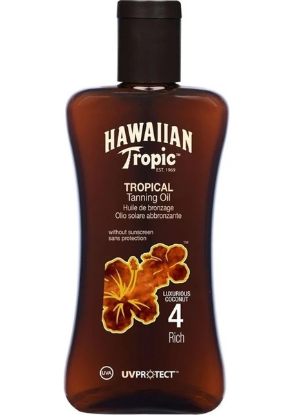 Hawaiian Tropic Yağ Spf 4 200 Ml