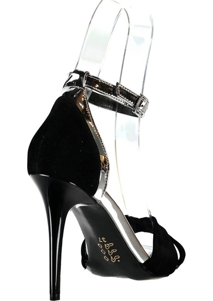 Siyah Platin Kadın Topuklu Ayakkabı B922113802 fiyatları