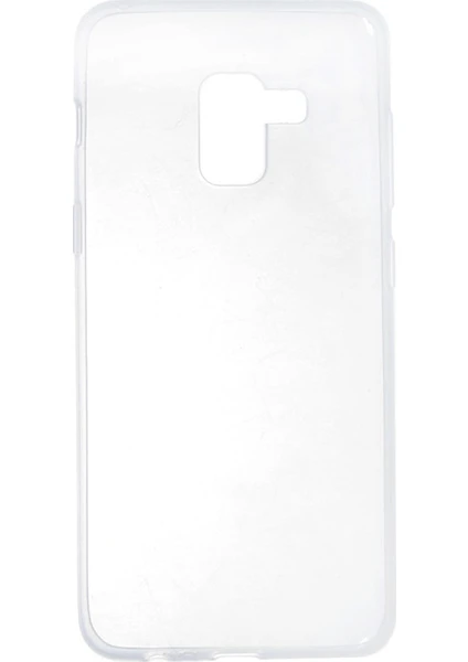 Case 4U Samsung Galaxy A8 Plus 2018 Silikon Kılıf Şeffaf