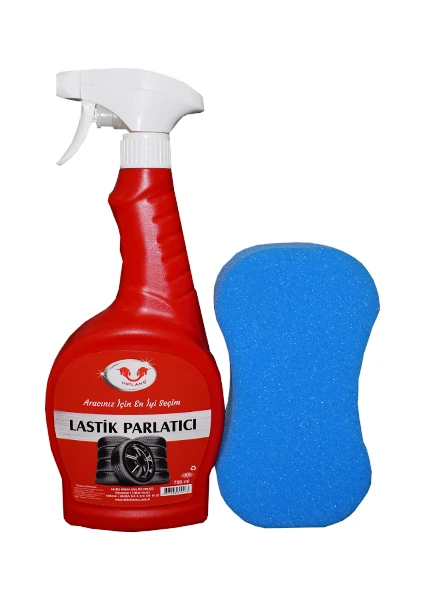 Lastik Parlatıcı 750 ML + Temizleme Süngeri