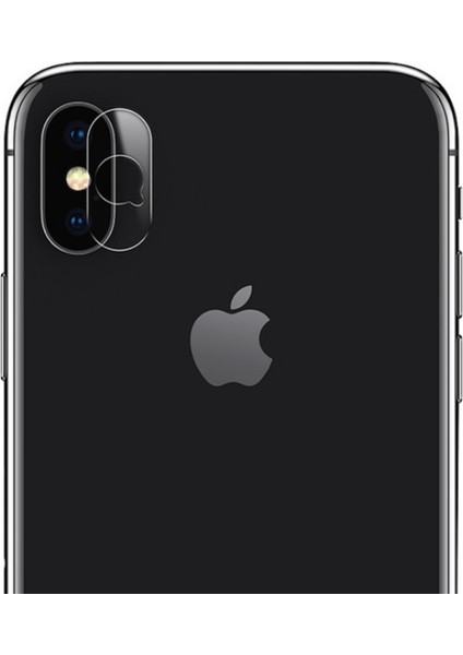 Apple iPhone X Arka Kamera İçin Nano Glass Koruma Filmi