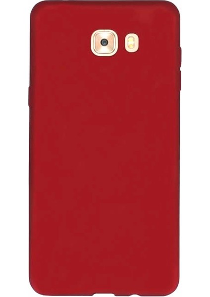 Samsung Galaxy C5 Pro Premium Silikon Kılıf + Tempered Cam