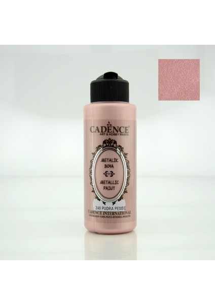 Pudra Pembe Akrilik Ahşap Metalik Boya 120 ML