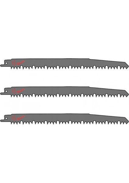 SAWZALL® Kılıç Testere Bıçağı 3'lü Paket 240mm