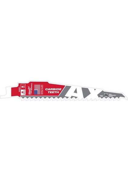 AX Karbür Çivili Ahşap Kılıç Testere Bıçağı 150mm