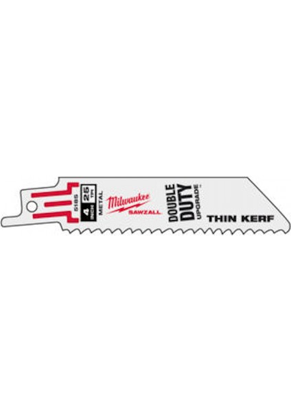Metal Kesim Kılıç Testere Bıçağı (5'li Paket) 100mm
