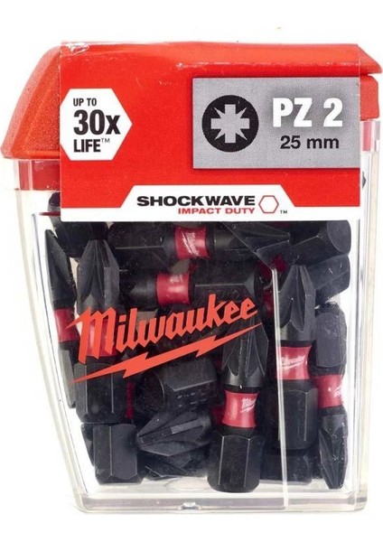 Vidalama Bits Ucu (25'li Paket) PZ1 (B) 25mm