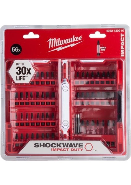Bits Uç Seti 56 Parça Shockwave Impact Duty