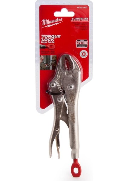 TORQUE LOCK™ Ayarlı Pense (Kavisli) 7'' 170mm