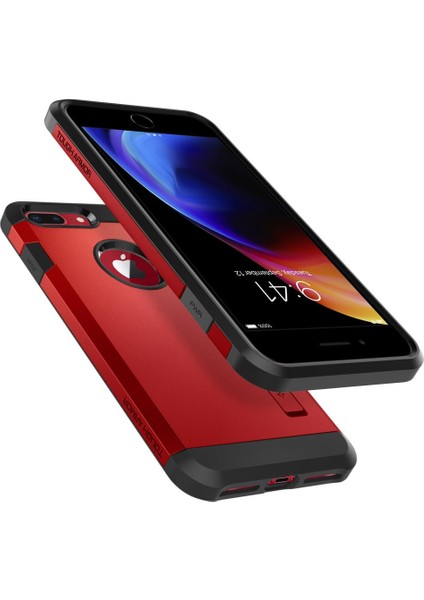 Apple iPhone 8 Plus - iPhone 7 Plus Kılıf Tough Armor 2 Red - 055CS24040