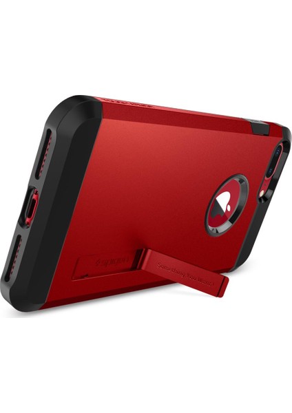 Apple iPhone 8 Plus - iPhone 7 Plus Kılıf Tough Armor 2 Red - 055CS24040