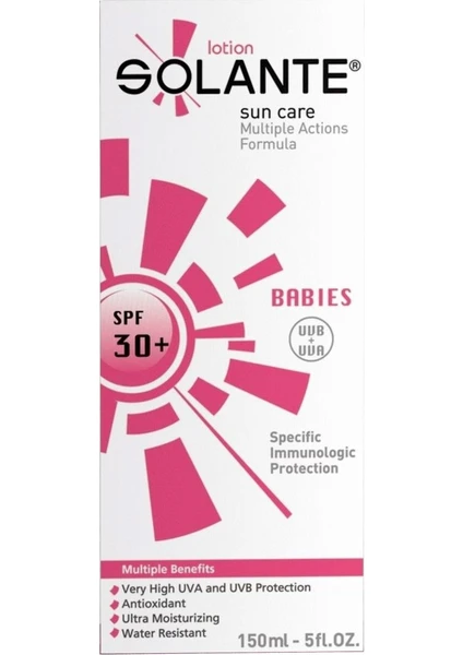 Babies Sun Care Lotion SPF30+ 150ml - Bebekler İçin Güneş Koruyucu Losyon