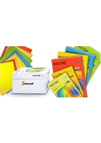 Color A4 Renkli Fotokopi Kağıdı Yeşil MG28 1 Paket 500 Sayfa fiyatları
