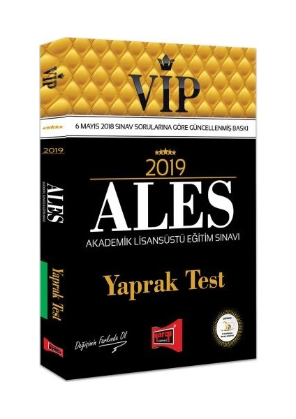 2019 ALES VIP Yaprak Test
