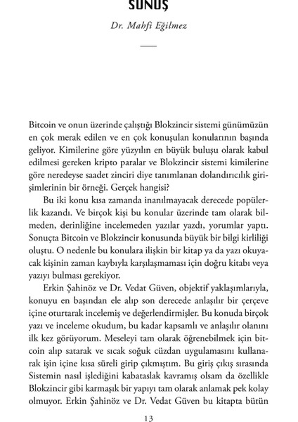 Blokzincir Kripto Paralar Bitcoin - Vedat Güven - Erkin Şahinöz