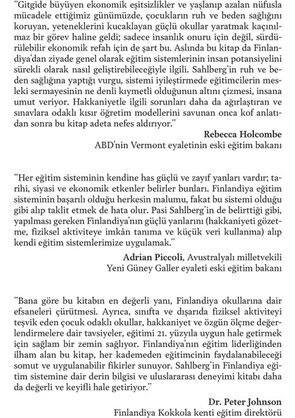 Eğitimde Finlandiya Modeli - Pasi Sahlberg