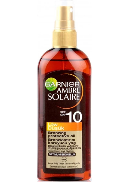 Garnier Ambre Solaire Bronzlaştırıcı Koruyucu Yağ GKF10 150ML