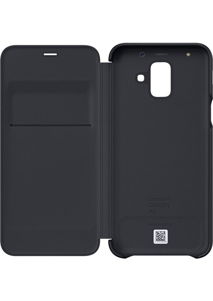 Galaxy A6 Kapaklı Kılıf – Siyah - EF-WA600CBEGWW modelleri