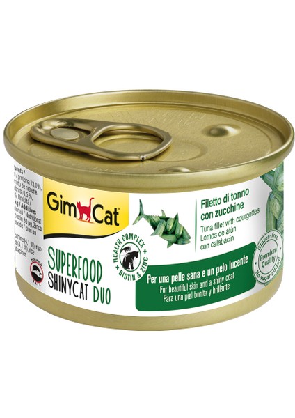 Shinycat Tuna Balıklı Kabaklı Kedi Konserve  70 gr