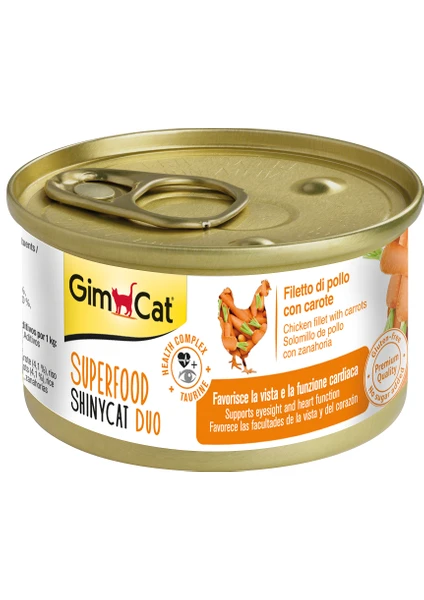 Shinycat Tavuklu Havuçlu Kedi Konserve 70 gr