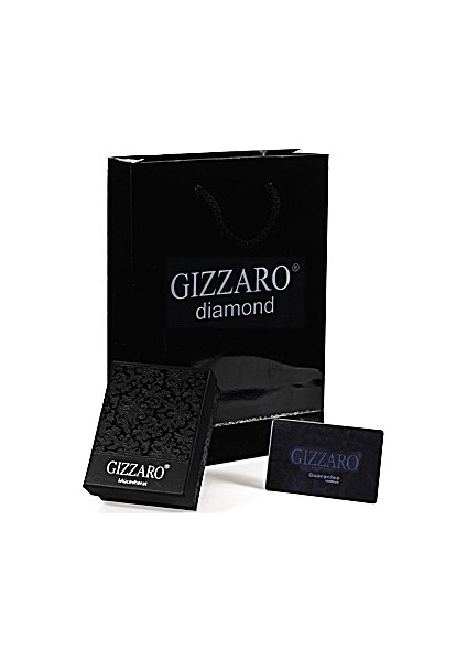 0.07 Karat Pırlanta 0.76 Karat Mavi Topaz Pırlanta Kolye GMY035 modelleri