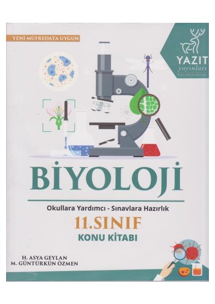 Yazıt Yayınları 11. Sınıf Biyoloji Konu Kitabı