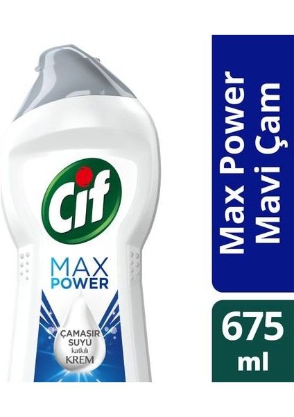 Krem Max Power Mavi Çam 675 Ml