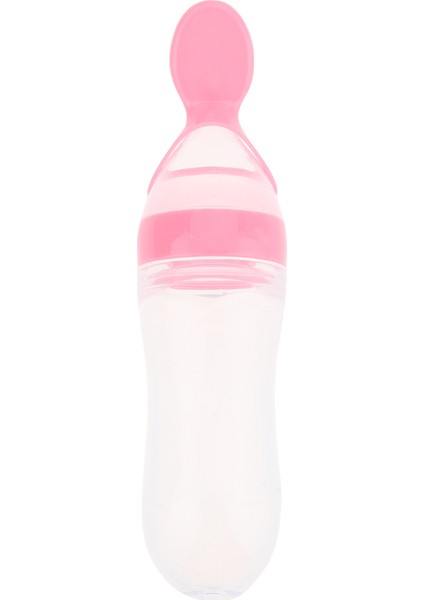 Kaşıklı Biberon Gıda Takviyesi 90 ml + Sweet Baby Cam Biberon Pembe