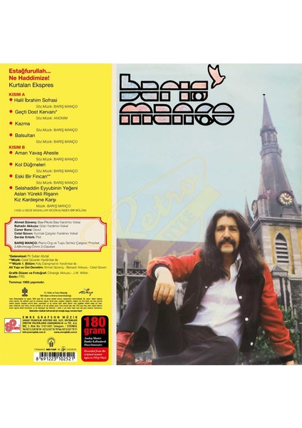 Barış Manço - Estağfurullah Ne Haddimize Plak (Plak)