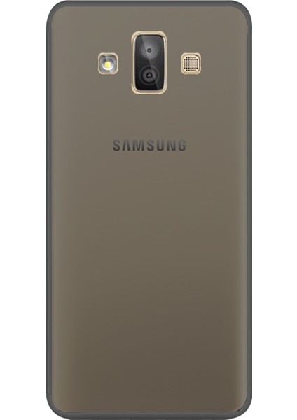 Samsung Galaxy J7 Duo Kılıf Silikon Arka Kapak -Şeffaf