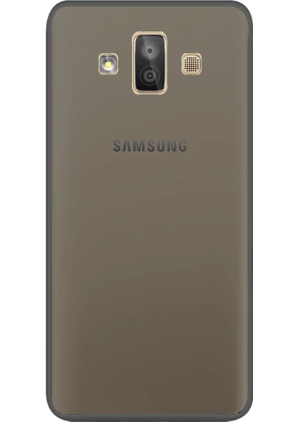 Case 4U Samsung Galaxy J7 Duo Kılıf Silikon Arka Kapak -Şeffaf