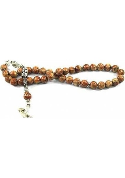 Kişiye Özel Jasper Taşı 8 Mm Tesbih Küre Kesim Tesbih fiyatları