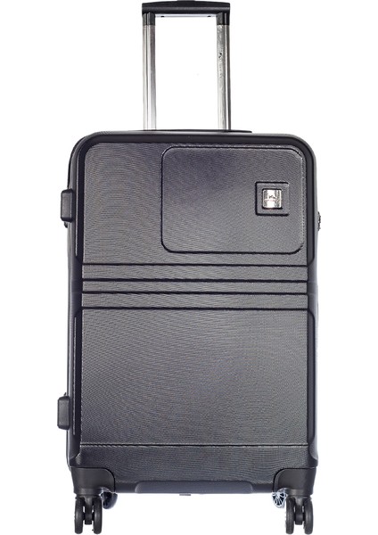 Polycarbonate Orta Boy Valiz Lmvlz7517-M Siyah
