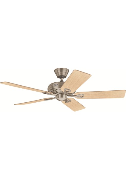 - Savoy Fırçalanmış Nikel - 132 Cm. Tavan Vantilatörü