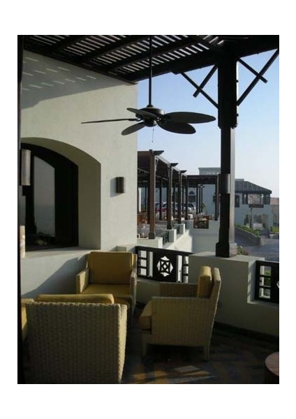 - Outdoor Elements II Çağdaş Bronz - 137 Cm. Dış Mekan Tavan Vantilatörü