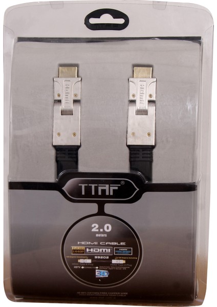 Ttaf 180 Derece Oynar Başlıklı HDMI Kablo 2 m