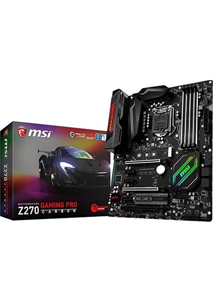 Z270 Gaming PRO CARBON Intel Z270 3800MHz (OC) DDR4 Soket 1151 ATX Anakart