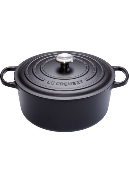 Le Creuset Yuvarlak Tencere 20cm Siyah