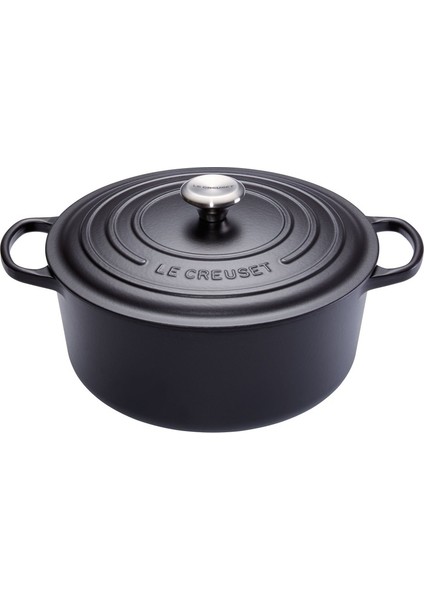 Le Creuset Yuvarlak Tencere 26cm Siyah