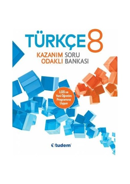 Tudem Yayınları 8. Sınıf Türkçe Kazanım Odaklı Soru Bankası