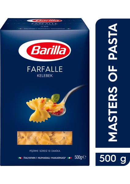 Kelebek/ Farfalle Sade Makarna 500 Gr