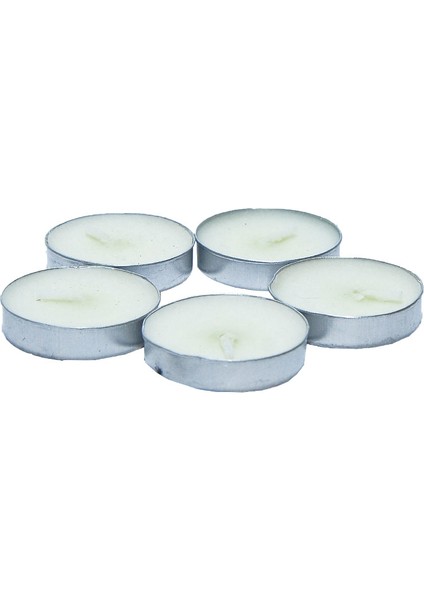 Tea Lights Beyaz Mum 5Ad