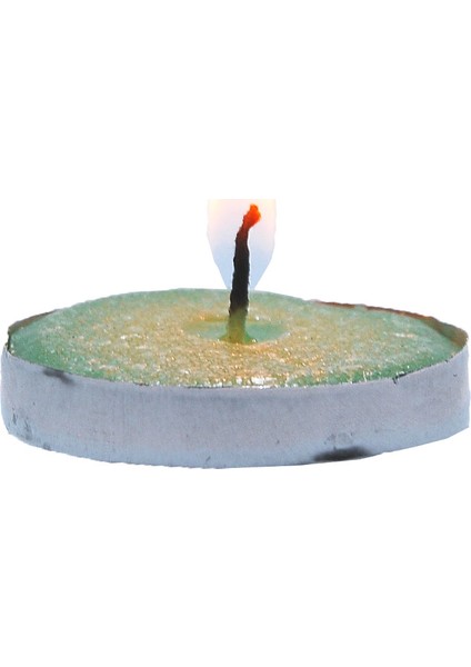 Tea Lights Yeşil Mum 5Ad