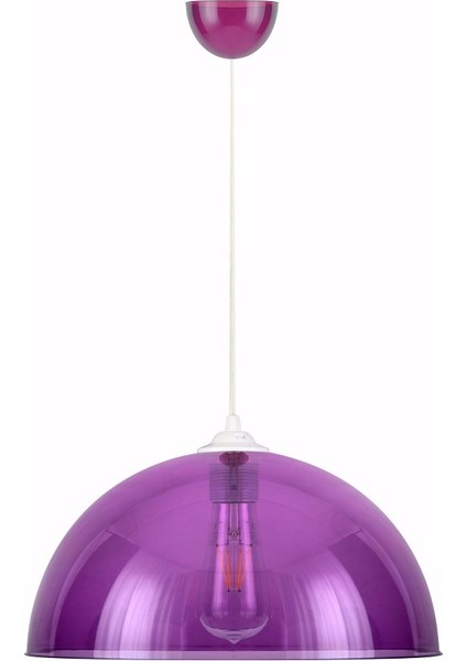 B'home Dome Modern Sarkıt Lamba Mor
